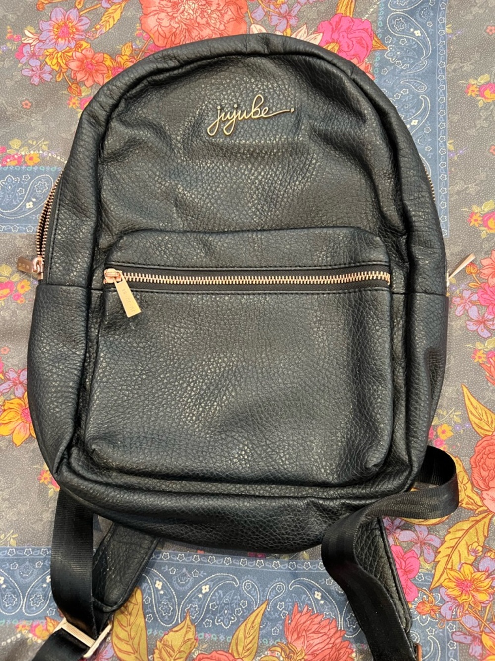 JUJUBE MINI BACKPACK EVER COLLECTION - NOIR ROSE GOLD